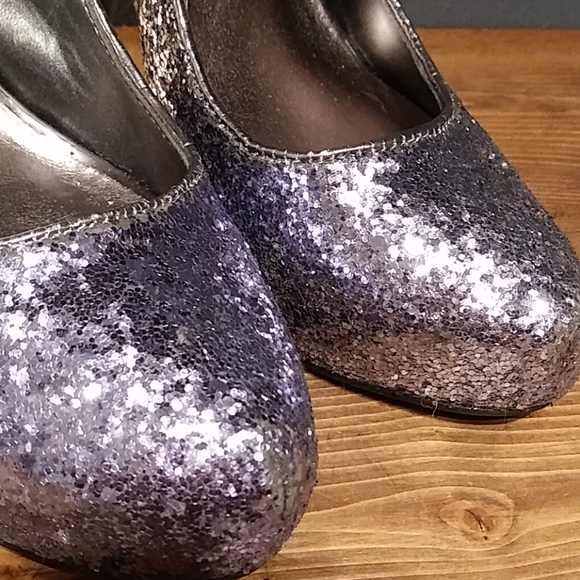 Steve Madden  glittered  heels - Picture 14 of 14